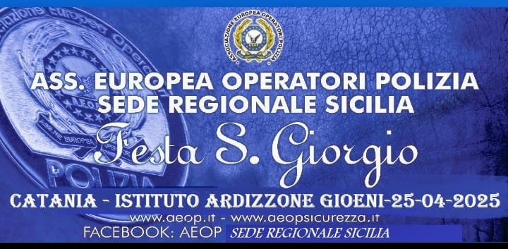 Tutto pronto per la XVI Festa San Giorgio, Santo protettore dell’Associazione Europea Operatori Polizia